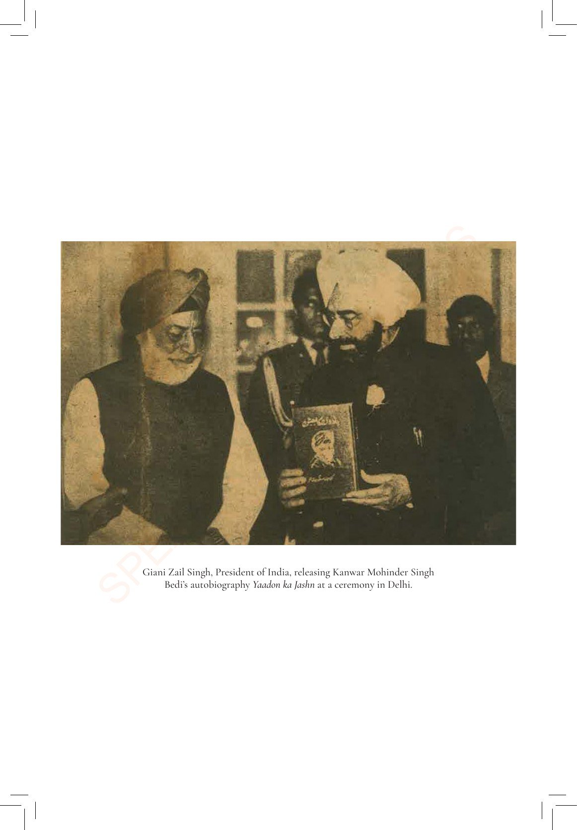 Giani Zail Singh releases ‘Yaadon ka Jashn’