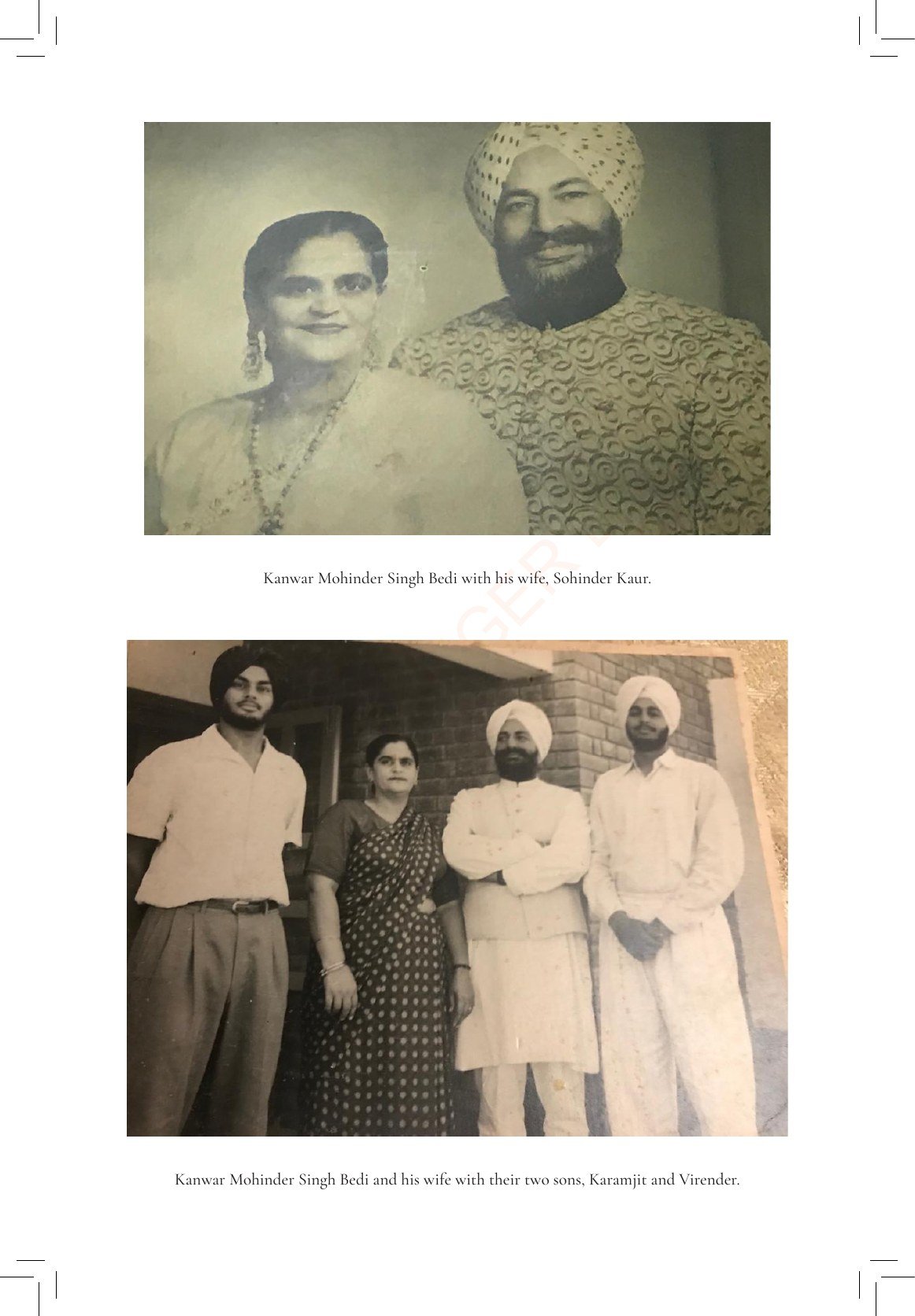 With his wife Sohinder Kaur