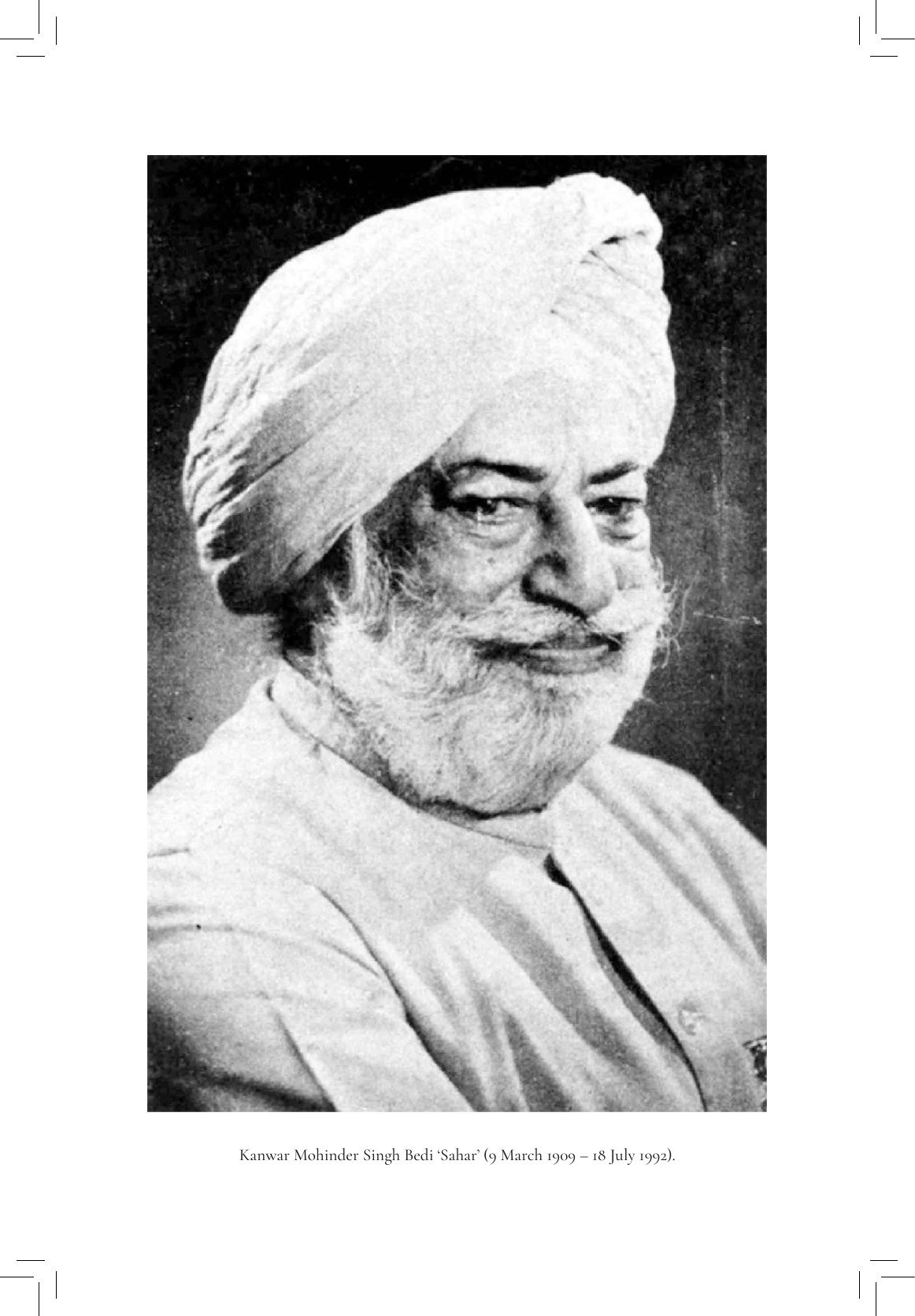 Kanwar Mohinder Singh Bedi ‘Sahar’ (1909 – 1992)